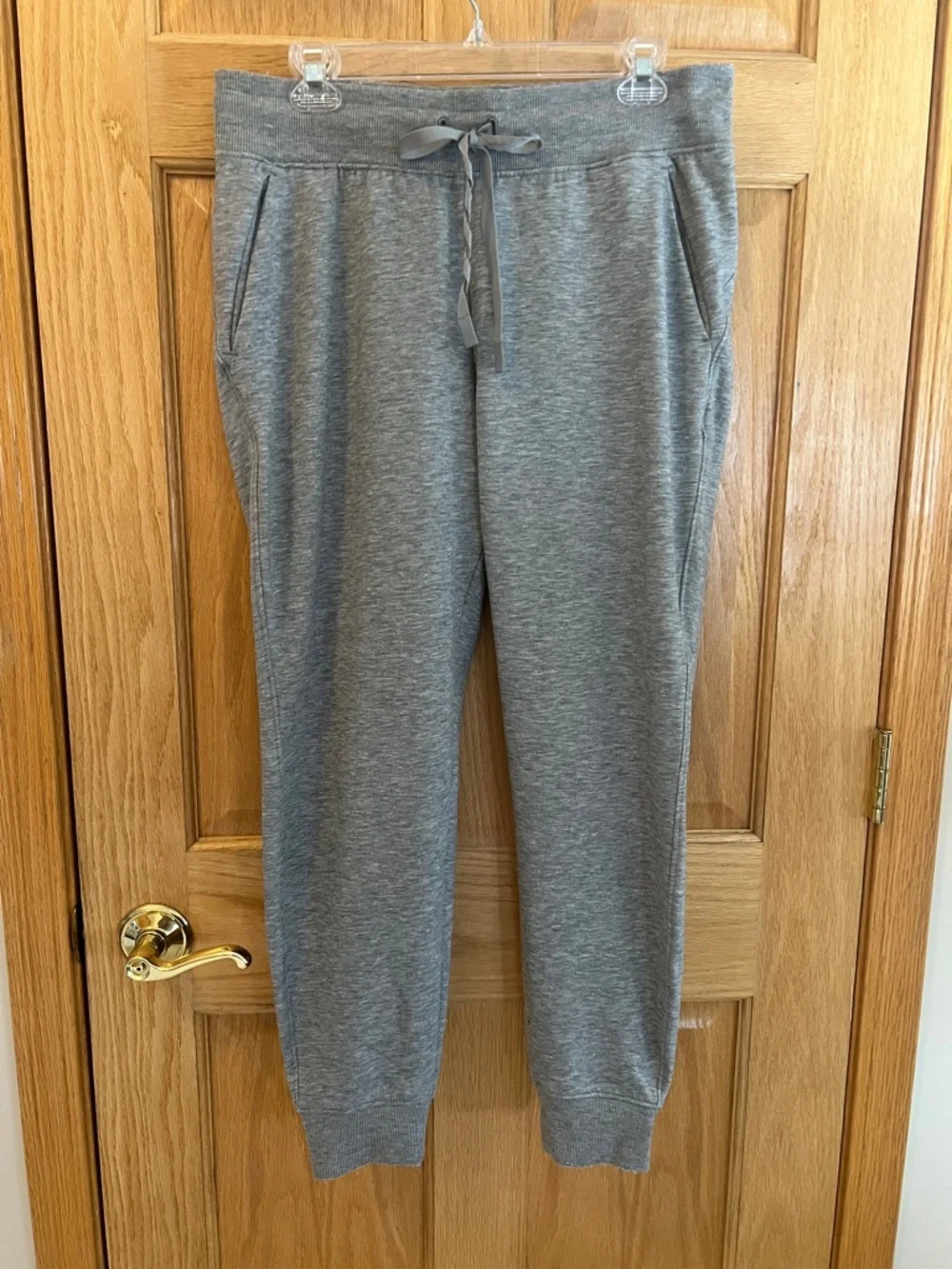 Athletic Works Women's Gray Drawstring Jogger Pants - Picture 1 of 15
